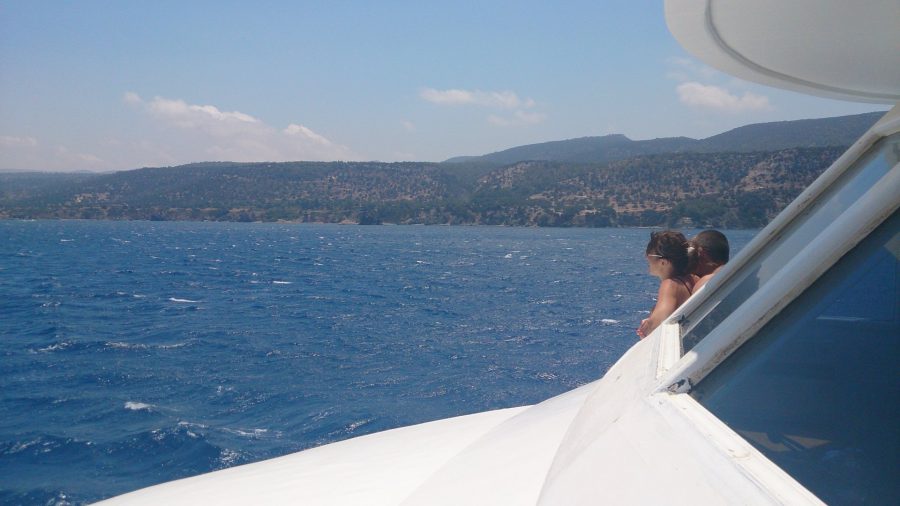 Морская прогулка - возвращение из голубой лагуны