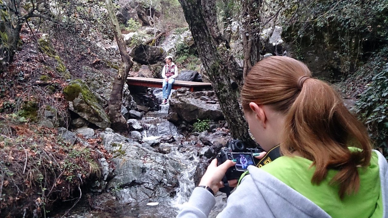 Фотосессия на мостике