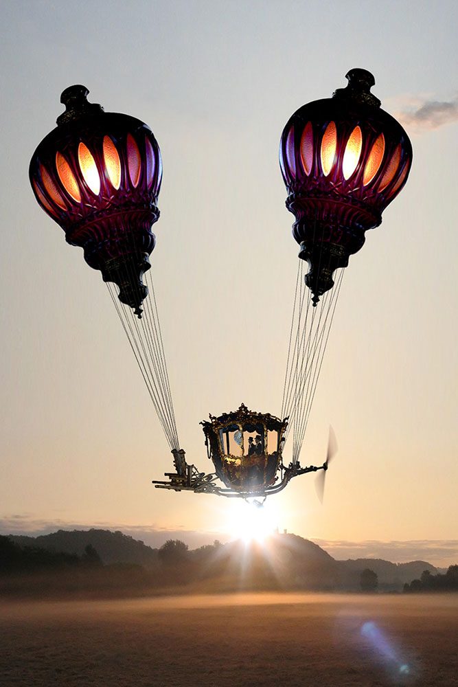 Стимпанковый дирижабль