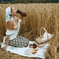 Завтрак в деревне