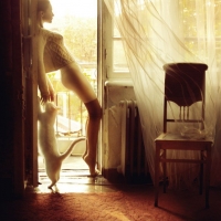 С котиком на солнышке С котиком на солнышке