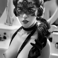 Надёжно спряталась под маской!