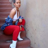 Красные лосины