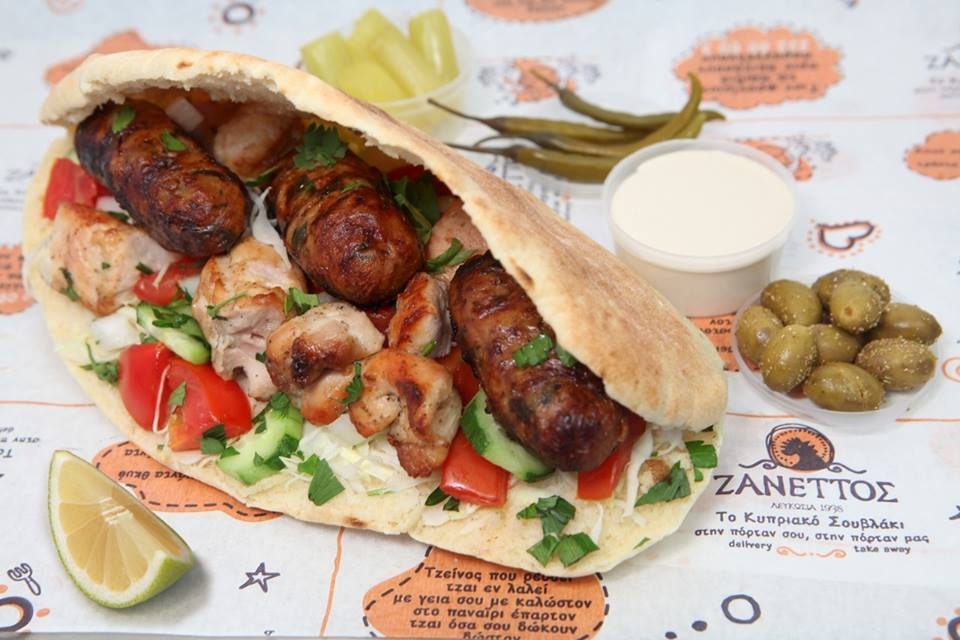 Мясной микс в пите