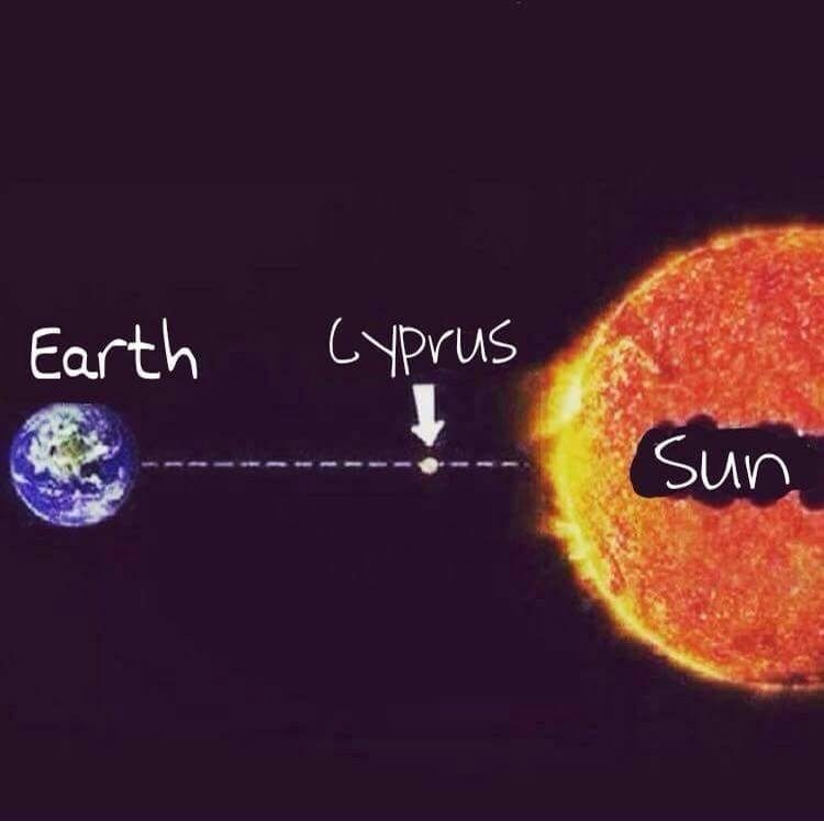Earth Cyprus Sun