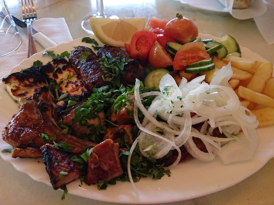 мясной микс у аристоса