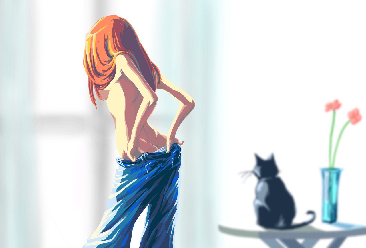 Рыжик с котиком