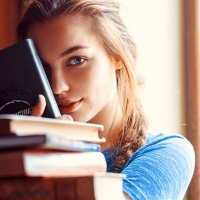 В библиотеке