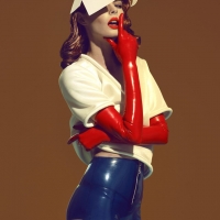 Красотка в латексе