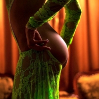 Попа в зелёном