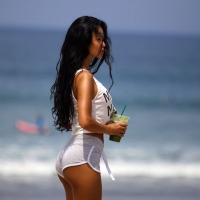 Что это зелёное такое в стакане?