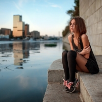 На набережной